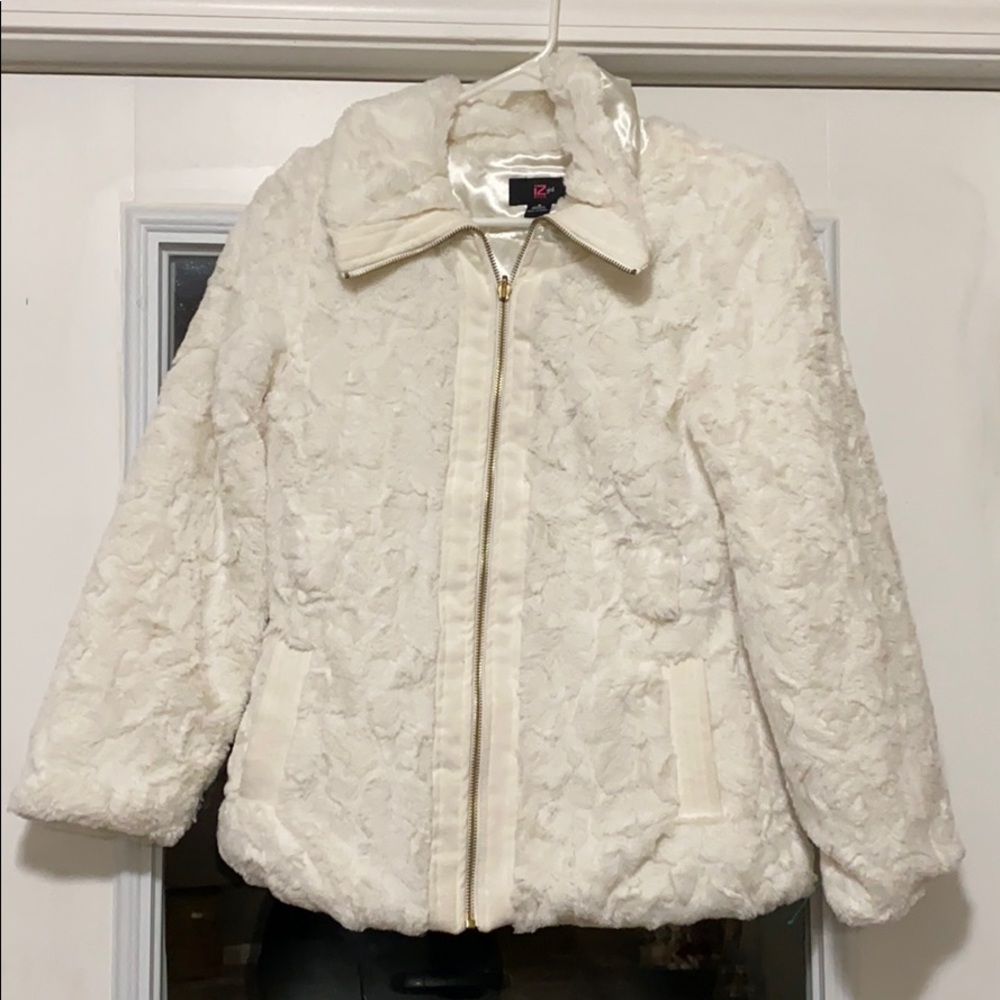 White Fuzzy Jacket